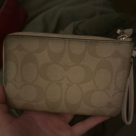 Coach Tan Wristlet - Picture 5 of 7